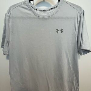 Under Armour Men's Light Off White Short Sleeve Tee